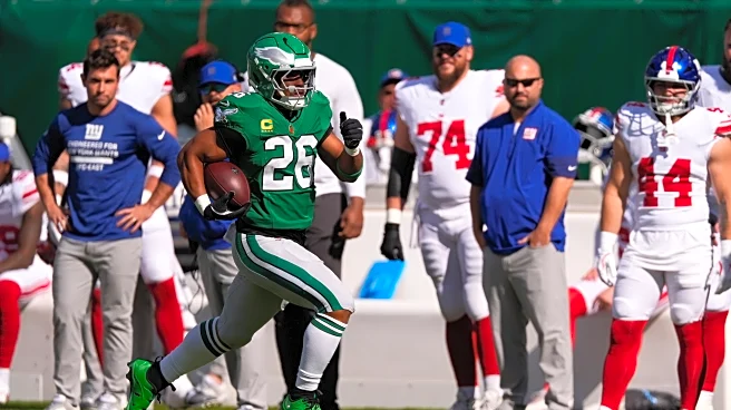 Giants' struggles against the run get exposed in their loss to the Eagles