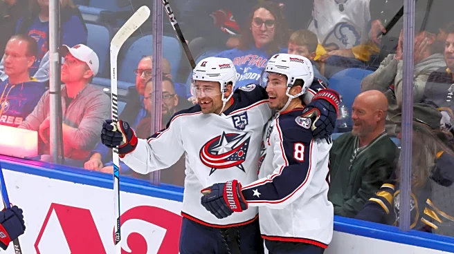 Wood scores 2 including winner in return from injury, lifting Blue Jackets to 4-3 win over Sabres