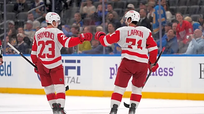 Dylan Larkin scores twice to help Red Wings beat Blues 5-2
