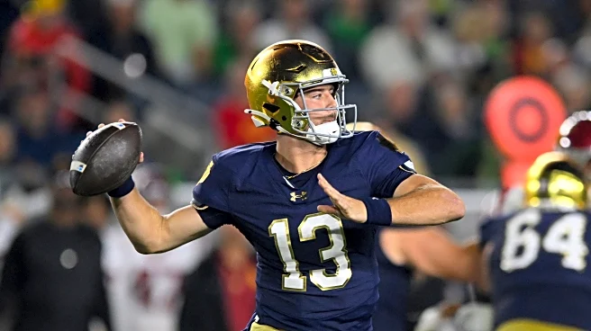 C.J. Carr's quick progression has put No. 12 Notre Dame back in the playoff conversation