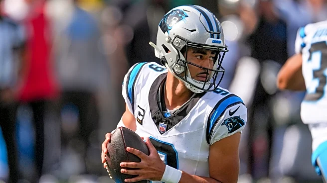 Panthers QB Bryce Young returns to practice after missing last week's game with ankle injury