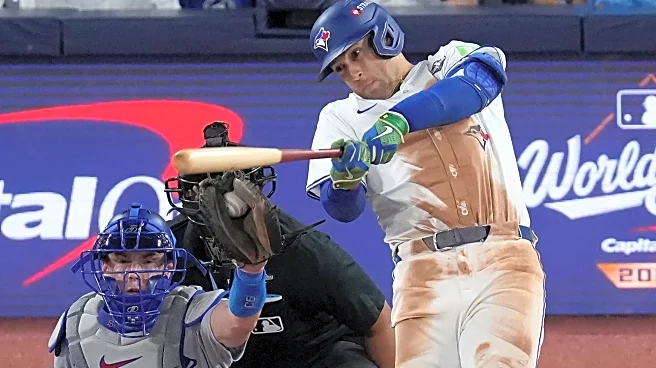 Injured DH George Springer out of Blue Jays' starting lineup for 2nd straight World Series game