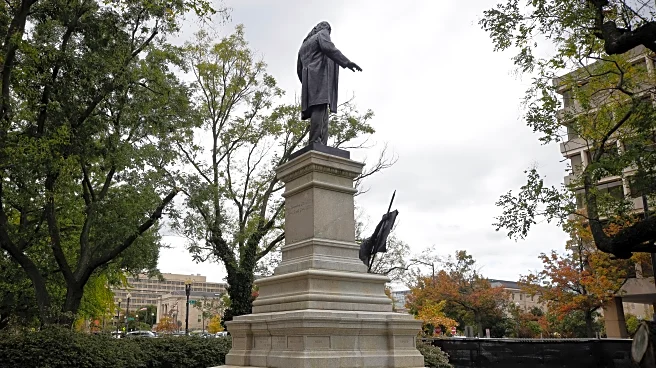 A Confederate statue is restored as part of Trump's efforts to reshape how history is told