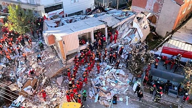 Apartment building collapse in Turkey kills 4 members of a family