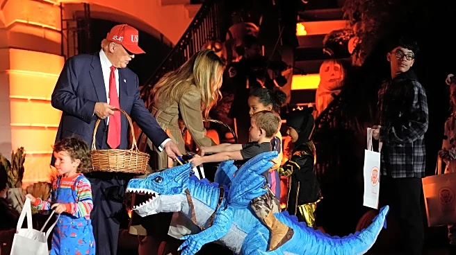 Trump hosts White House Halloween bash with superheroes and presidential lookalikes amid shutdown