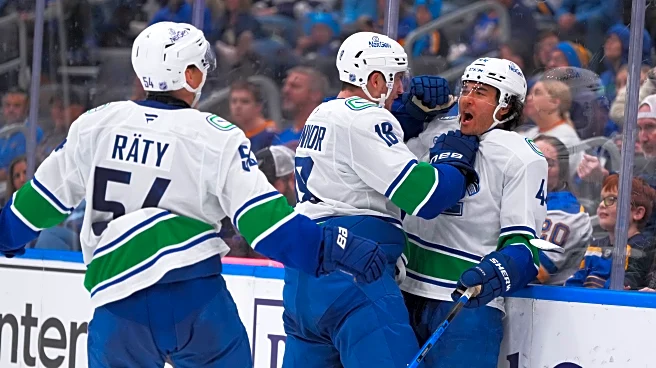 Sherwood has hat trick, DeBrusk scores in shootout as Canucks beat Blues 4-3