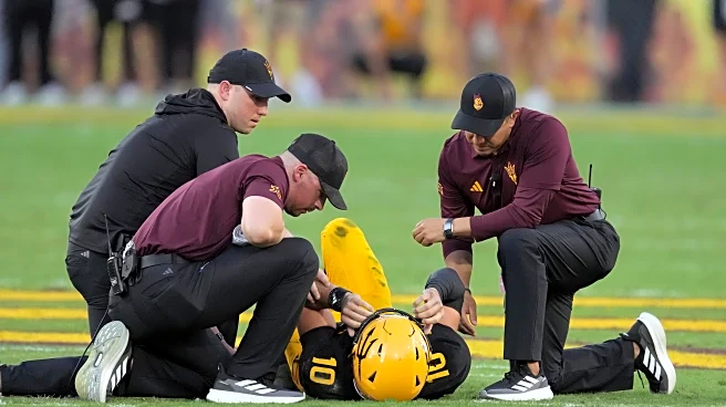 Arizona State QB Sam Leavitt to miss the rest of the season because of a lingering foot injury