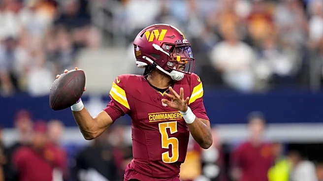 Quarterback Jayden Daniels will start for the Commanders against Seahawks on Sunday night