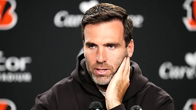 Bengals quarterback Joe Flacco's status is up in the air for Sunday's game