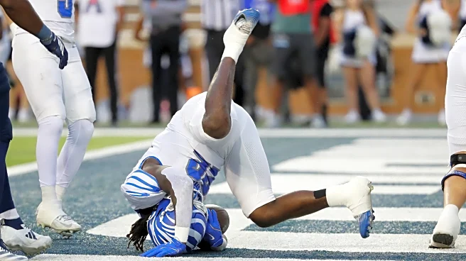 Frank Peasant rushes for three TDs, No. 25 Memphis defeats Rice 38-14