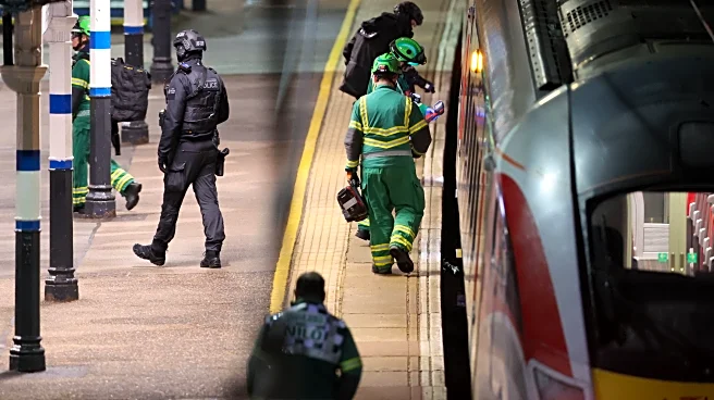 UK police say 10 people in hospital after train stabbing attack, 9 with life-threatening injuries