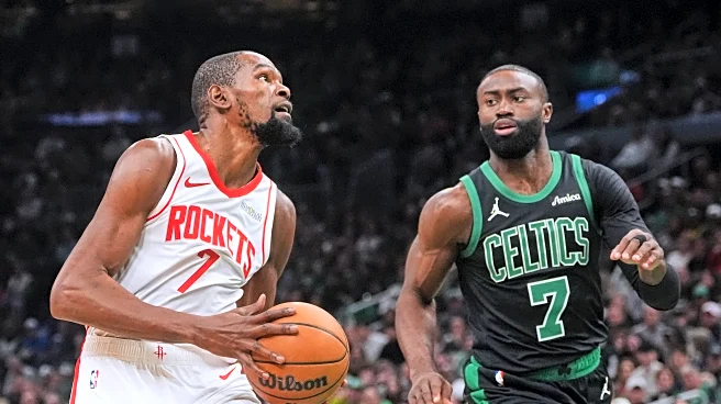 Durant scores 26, Rockets rout Celtics 128-101