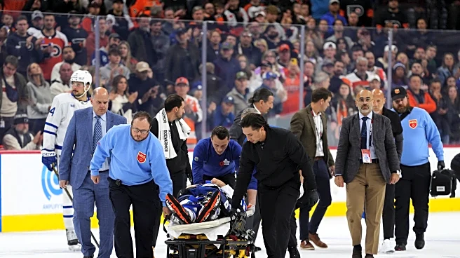 Chris Tanev hospitalized after collision in Maple Leafs' win