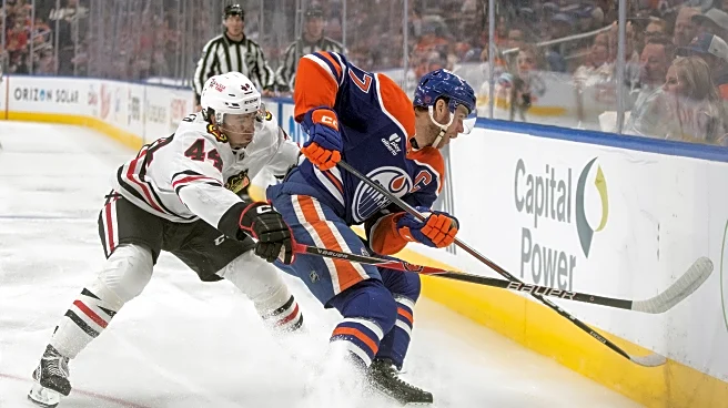 Bouchard scores in OT to give Oilers 3-2 win against Blackhawks