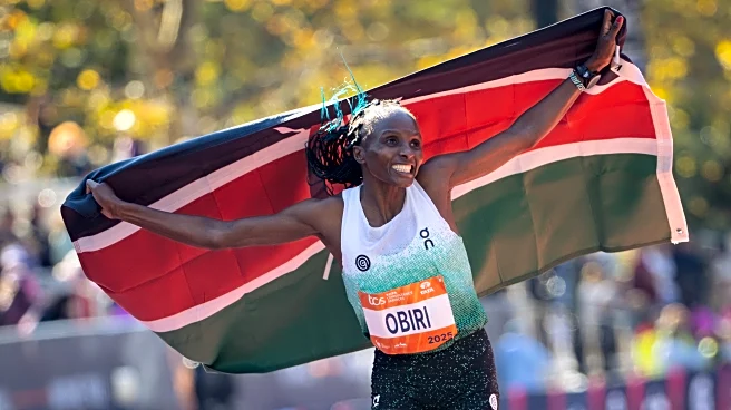 Obiri sets women's NYC Marathon course record, Kipruto wins men's race by a fraction of a second