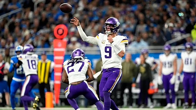 J.J. McCarthy throws for 2 TDs and runs for a score in his return as Vikings beat Lions 27-24