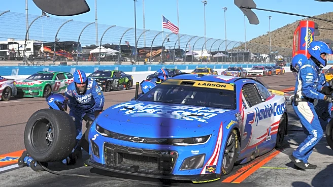 Kyle Larson wins second NASCAR championship, denying Denny Hamlin in overtime