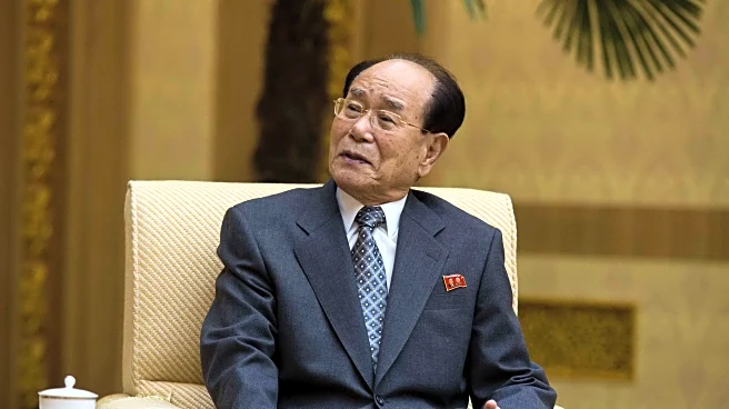 North Korea says its longtime ceremonial head of state Kim Yong Nam has died