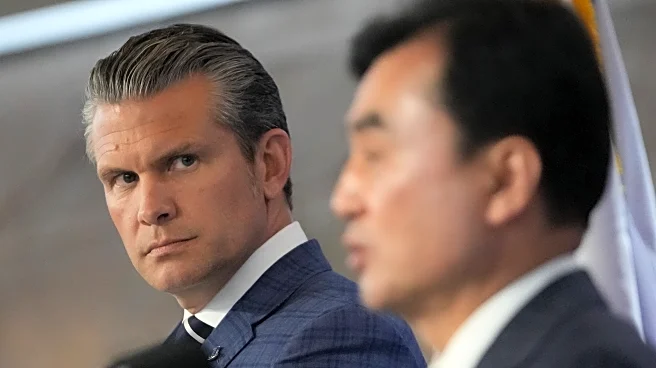 Hegseth praises South Korea's plans to raise its military spending and boost defense capabilities