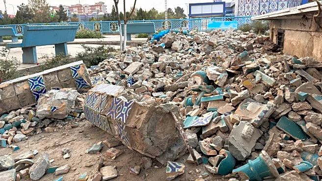 Afghanistan earthquake survivors spend the night in the open; the quake damaged historical sites