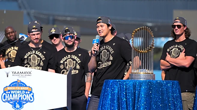 Shohei Ohtani and the Los Angeles Dodgers are already talking about a World Series three-peat