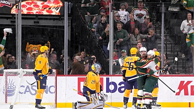 Johansson scores in OT with goal off its moorings in Wild's 3-2 victory over Predators