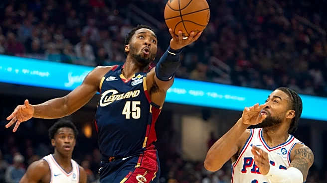 Mitchell's season-high 46 points lead Cavaliers to 132-121 victory over 76ers