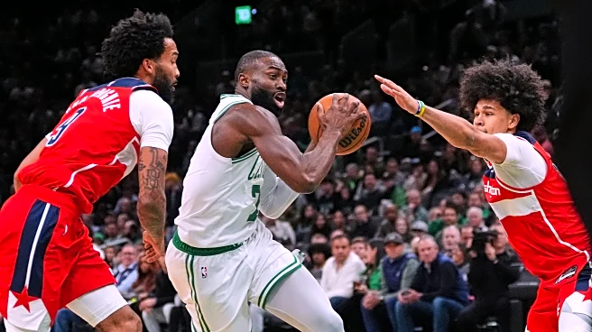 Brown scores 35 points in 26 minutes before watching Celtics coast to 136-107 win over Wizards