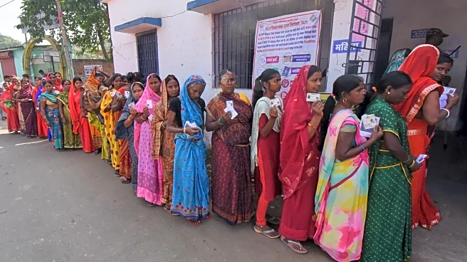 Indians vote in a state election in Bihar seen as key test for Prime Minister Modi