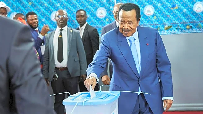 Cameroon's 92-year-old president Paul Biya sworn in again as opposition cries foul