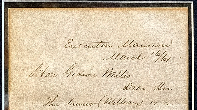 Abraham Lincoln letter seeking job for Black friend and valet now on display at presidential museum