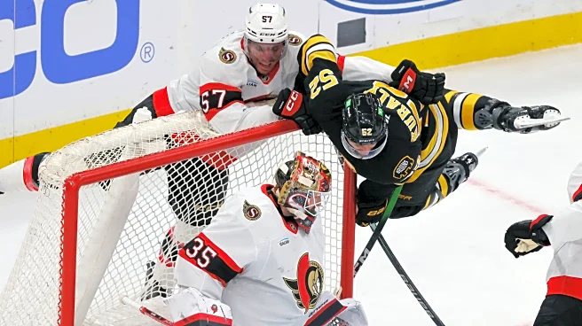 Bruins score with 6 seconds left in OT to beat Senators 3-2 and earn fifth straight victory