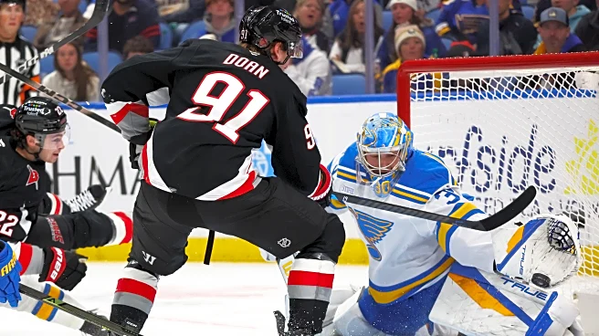 Hofer makes 27 saves and Joseph scores short-handed as Blues blank Sabres 3-0