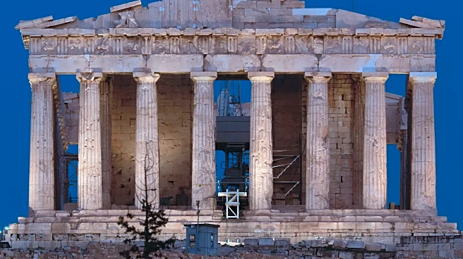 The Parthenon in Athens briefly shed its scaffolding. Here's a look at its restoration