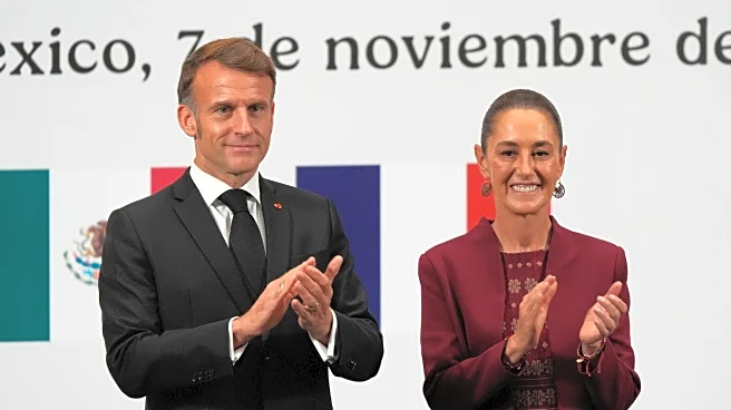 Mexico and France announce plan to boost economic and cultural ties after leaders meet