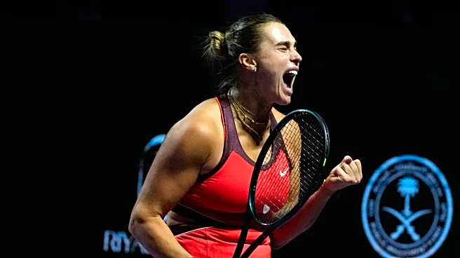 Sabalenka overcomes Anisimova and lines up Rybakina in title match at WTA Finals