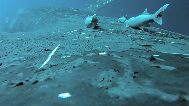 Rare footage shows sucker fish as they whale-surf in the ocean's wildest joyride