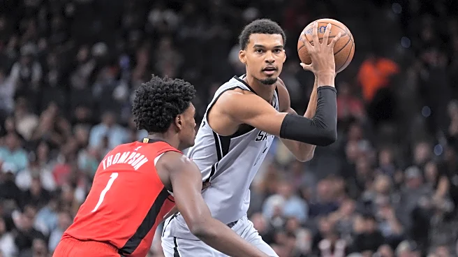 Barnes, Wembanyama lead Spurs to a 121-110 win over Rockets in the teams' NBA Cup opener