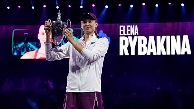 Rybakina beats No. 1-ranked Sabalenka to win WTA Finals