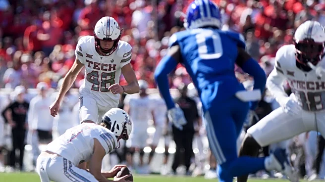 Harrington's 5 field goals, Rodriguez's takeaways lead No. 9 Texas Tech past No. 8 BYU 29-7