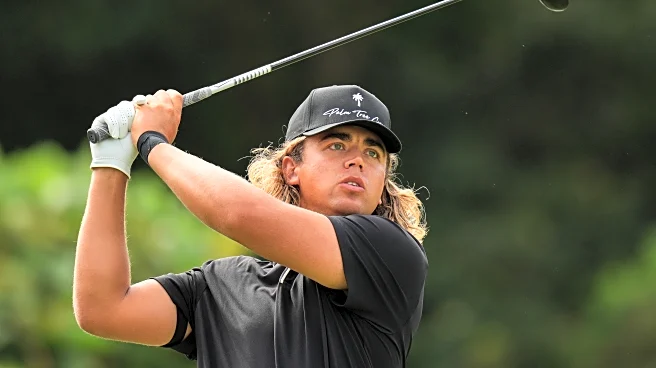 Garrick Higgo shoots 61 to match course record and take lead into final round in Mexico