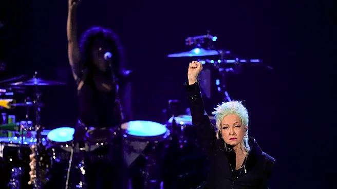 Cyndi Lauper calls for courage and Salt-N-Pepa romp through 'Push It' as they join Rock Hall of Fame