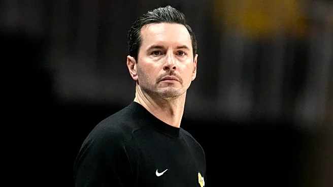 Frustrated Lakers coach JJ Redick keeps postgame comments brief after loss to Hawks