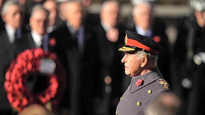 King Charles III leads Britain's Remembrance Sunday ceremony for war dead