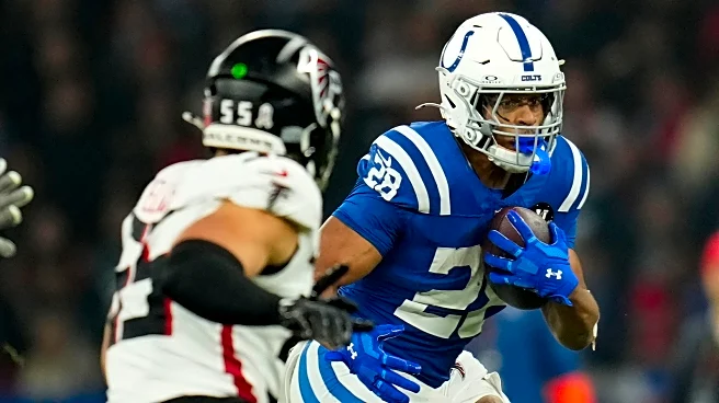 Taylor runs for 244 yards and 3 TDs for Colts in 31-25 OT win over Falcons in Berlin