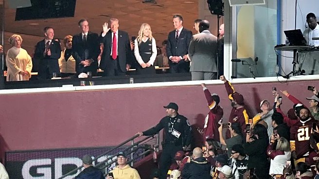 Donald Trump is the 1st sitting US president at a regular-season NFL game since Jimmy Carter in 1978