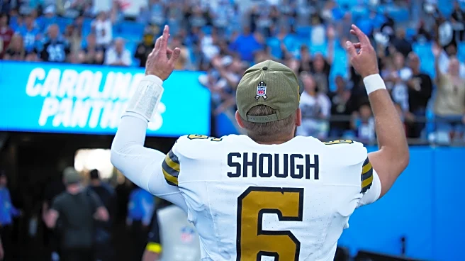 Rookie Tyler Shough throws for 2 TDs to earn first win as Saints defeat Panthers 17-7