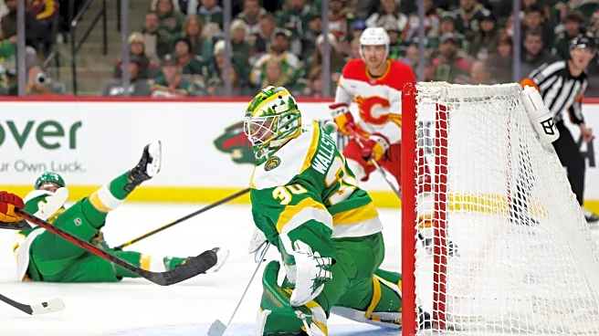 Wallstedt makes 36 saves, Boldy has goal and assist in Wild's 2-0 win over Flames