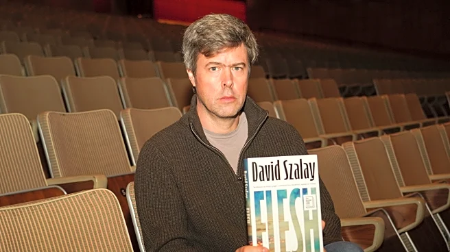 Writer David Szalay wins prestigious Booker Prize for fiction with his earthy novel 'Flesh'