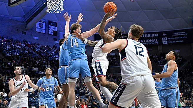 Solo Ball and Alex Karaban lead the No. 3 UConn past Columbia 89-62 on Monday
